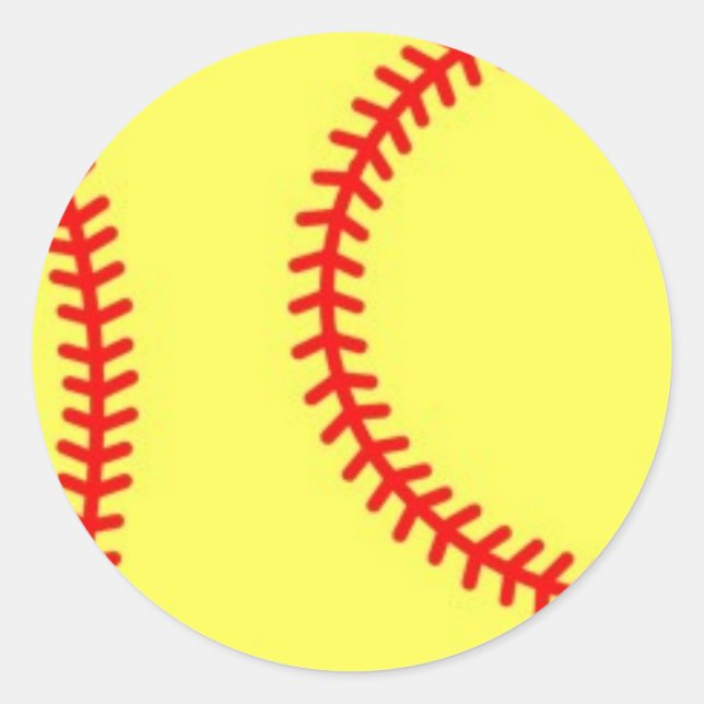 Pegatina de Fastpitch Softball (Anverso)