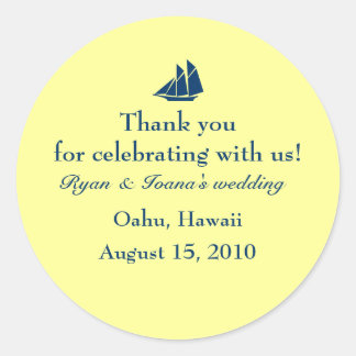 Pegatina de favores matrimoniales