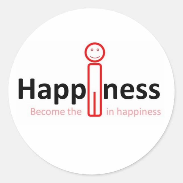 Pegatina de Felicidad (Anverso)