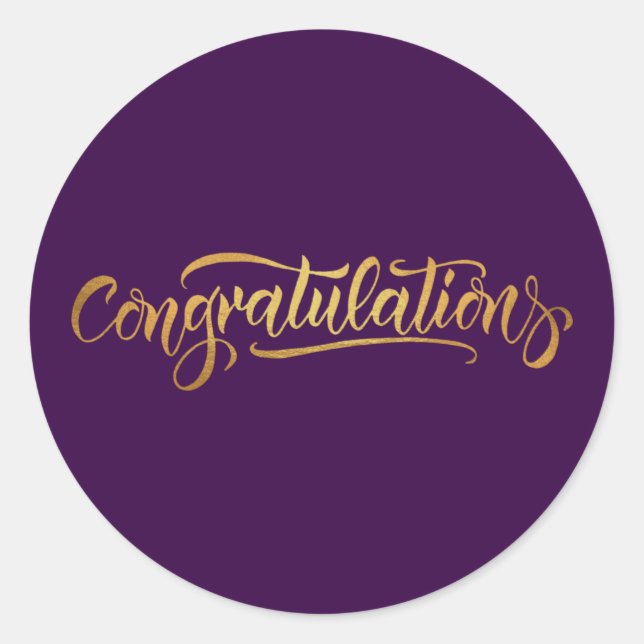 Pegatina de felicitaciones (Anverso)