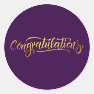 Pegatina de felicitaciones