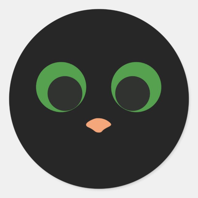 Pegatina de felinos de Halloween para zócalo pop (Anverso)