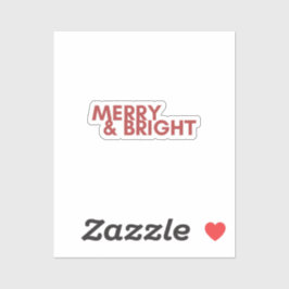 Pegatina de feriado con amarre y brillante