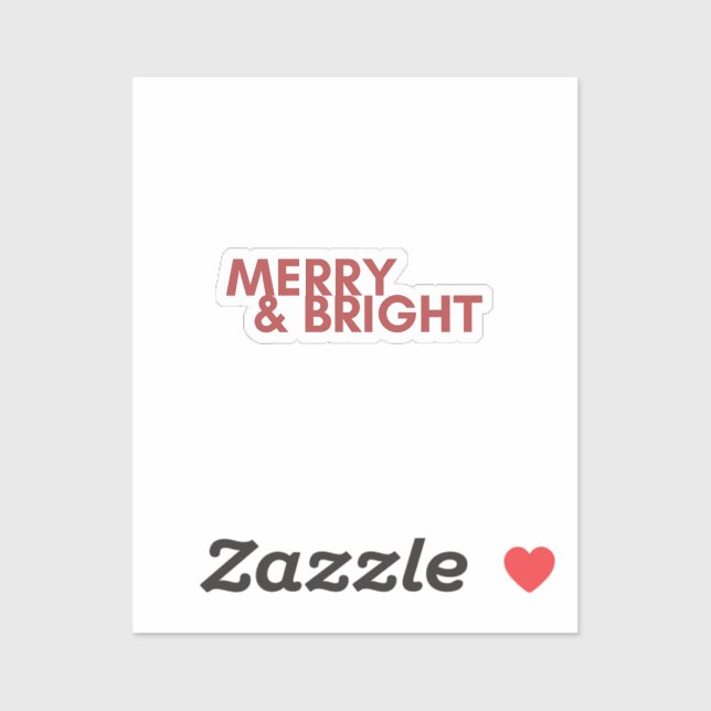 Pegatina de feriado con amarre y brillante (Hoja)