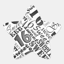 Pegatina de fiesta de cumpleaños