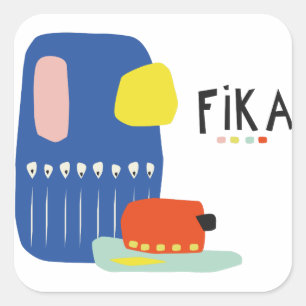 Pegatina de Fika Déco Square