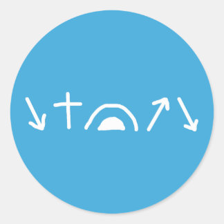 Pegatina de filas de gospel