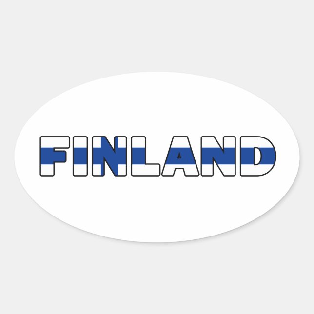 Pegatina de Finlandia (Anverso)