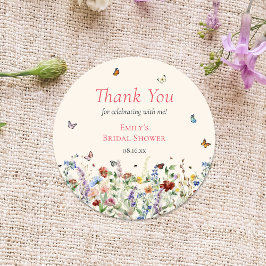 Pegatina de flor silvestre