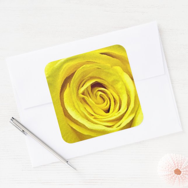 Pegatina de flores (Sobre)