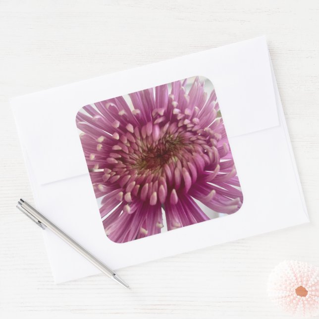 Pegatina de flores (Sobre)