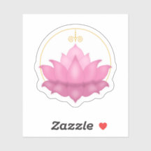 Pegatina de flores de Lotus