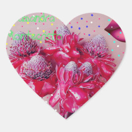 Pegatina de flores por todas partes!!