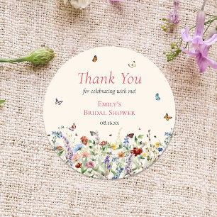 Pegatina de flores silvestres