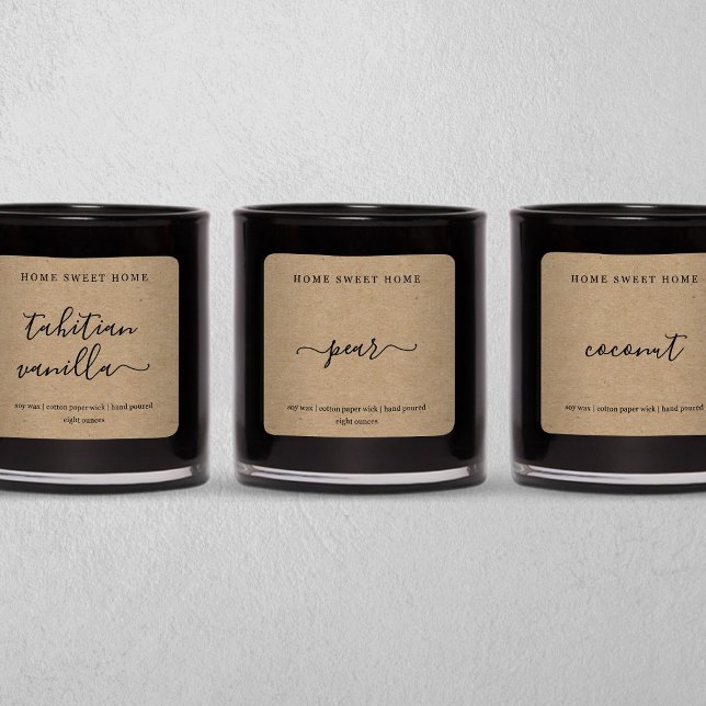 Pegatina de fondo de Kraft para etiqueta de velas  (Subido por el creador)