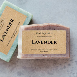 Pegatina de fondo de Kraft personalizado para etiq