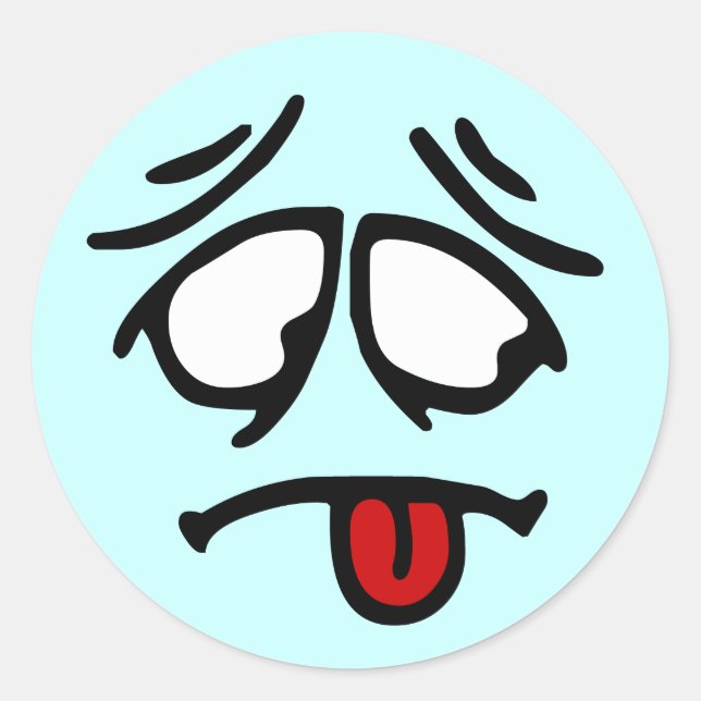 Pegatina de fondo de Personalizable emoticono (Anverso)