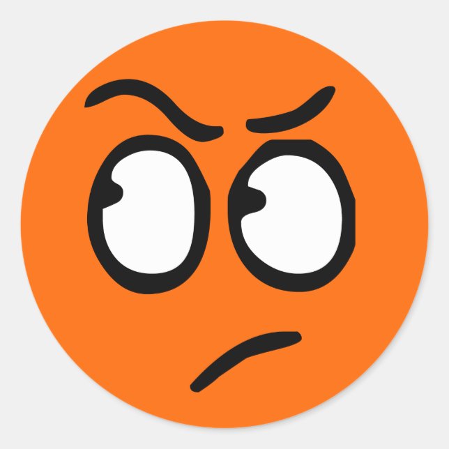 Pegatina de fondo de Personalizable emoticono (Anverso)