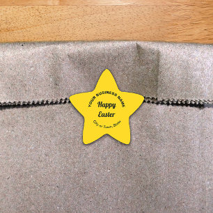 Pegatina de forma de estrella de negocios de Pascu