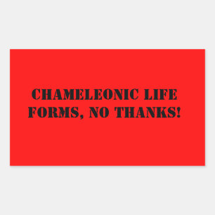 Pegatina de formularios de vida Chameleonic