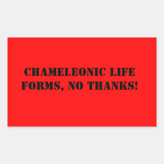 Pegatina de formularios de vida Chameleonic