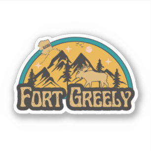 Pegatina de Fort Greely, Alaska