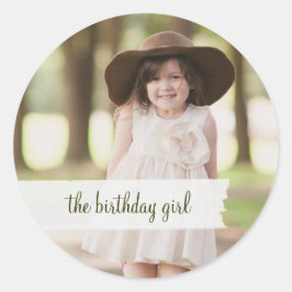 Pegatina de fotografía de personalizable