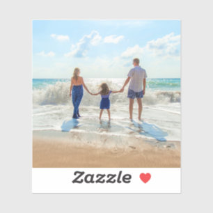 Pegatina de fotos de personalizado, regalo de foto