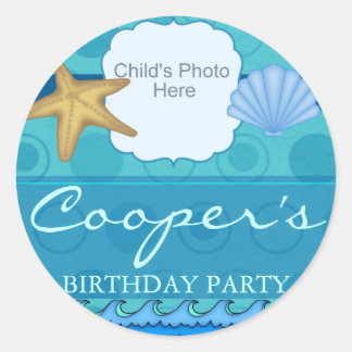 Pegatina de fotos divertidas de la playa