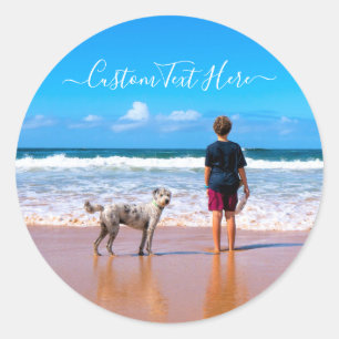 Pegatina de fotos personalizado con sus fotos y te