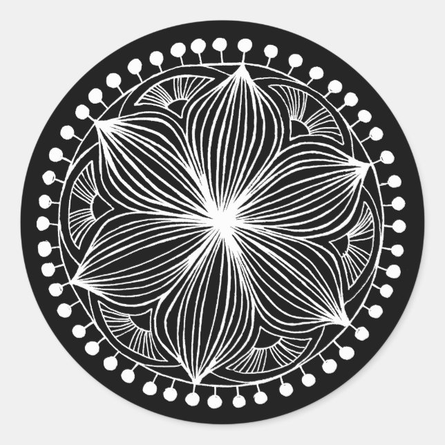 Pegatina de Frankie Mandala (Anverso)