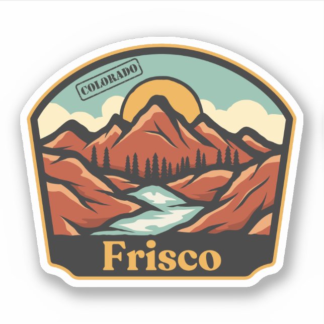 Pegatina de Frisco, Colorado (Anverso)