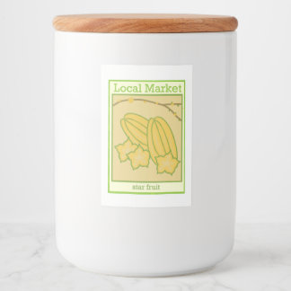 Pegatina de fruta de estrella