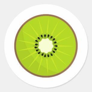 Pegatina de fruta de Kiwi
