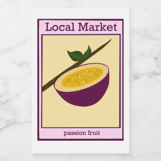 Pegatina de fruta de la pasión