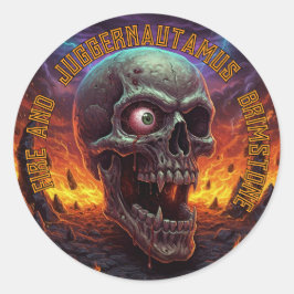 PEGATINA DE FUEGO Y BRIMSTONE