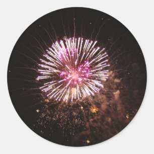 Pegatina de fuegos artificiales