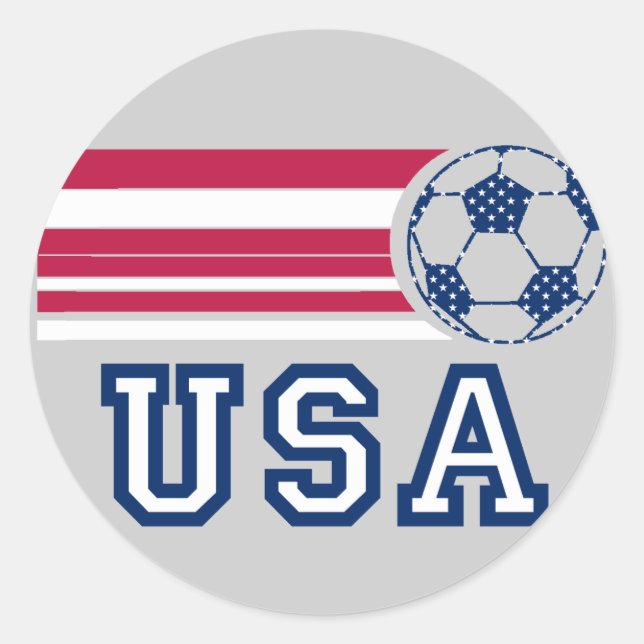 PEGATINA de fútbol de Estados Unidos (Anverso)