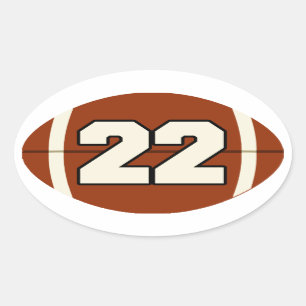 Pegatina de fútbol número 22