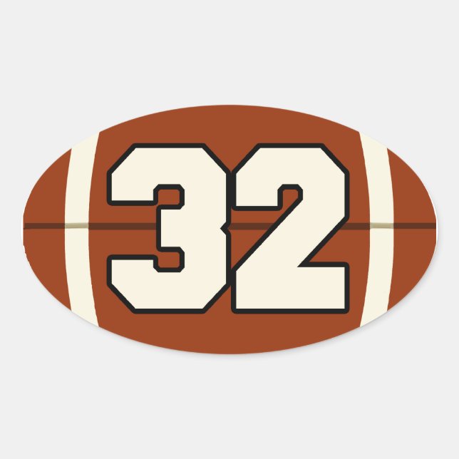 Pegatina de fútbol número 32 (Anverso)