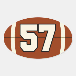 Pegatina de fútbol número 57
