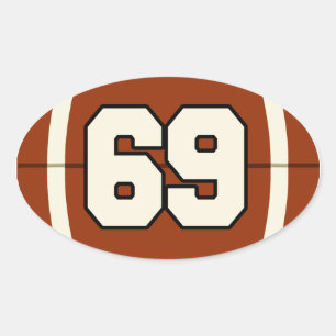 Pegatina de fútbol número 69