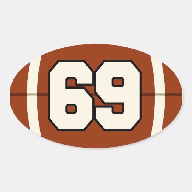 Pegatina de fútbol número 69 (Anverso)