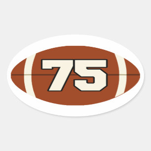 Pegatina de fútbol número 75