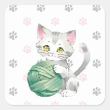 Pegatina de gato