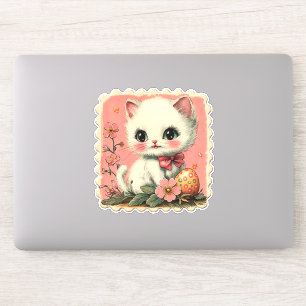 Pegatina de gato de Pascua