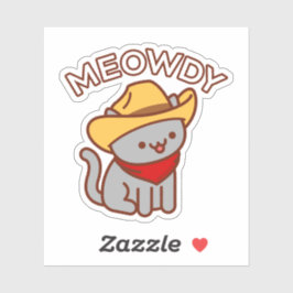 PEGATINA de Gatos MEOWDY