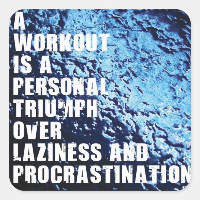 Pegatina de Gimnasio de Construcción de Cuerpo Mot (Anverso)