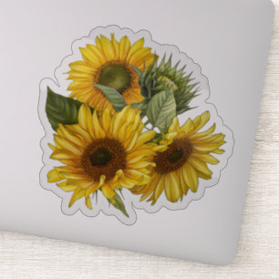 Pegatina de girasol