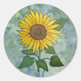 Pegatina de girasol
